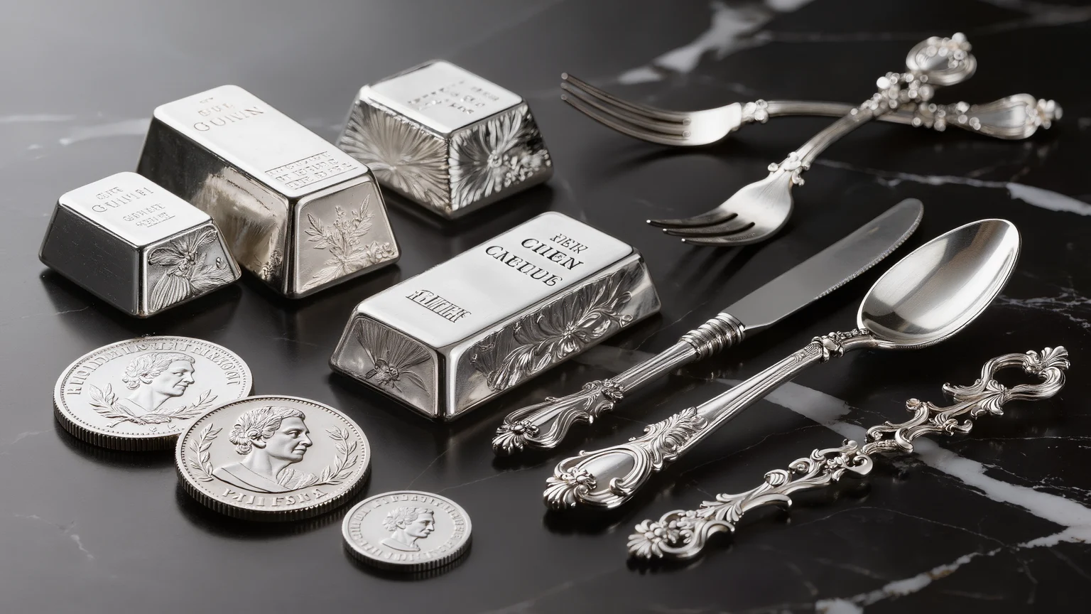 Erkennen versilbertem schmuck